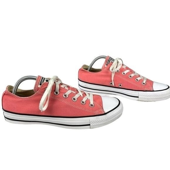 Converse All Star Low Top Coral Sneakers Streetwear Retro Y2K Fun Unisex W10 M8 - Picture 2 of 10